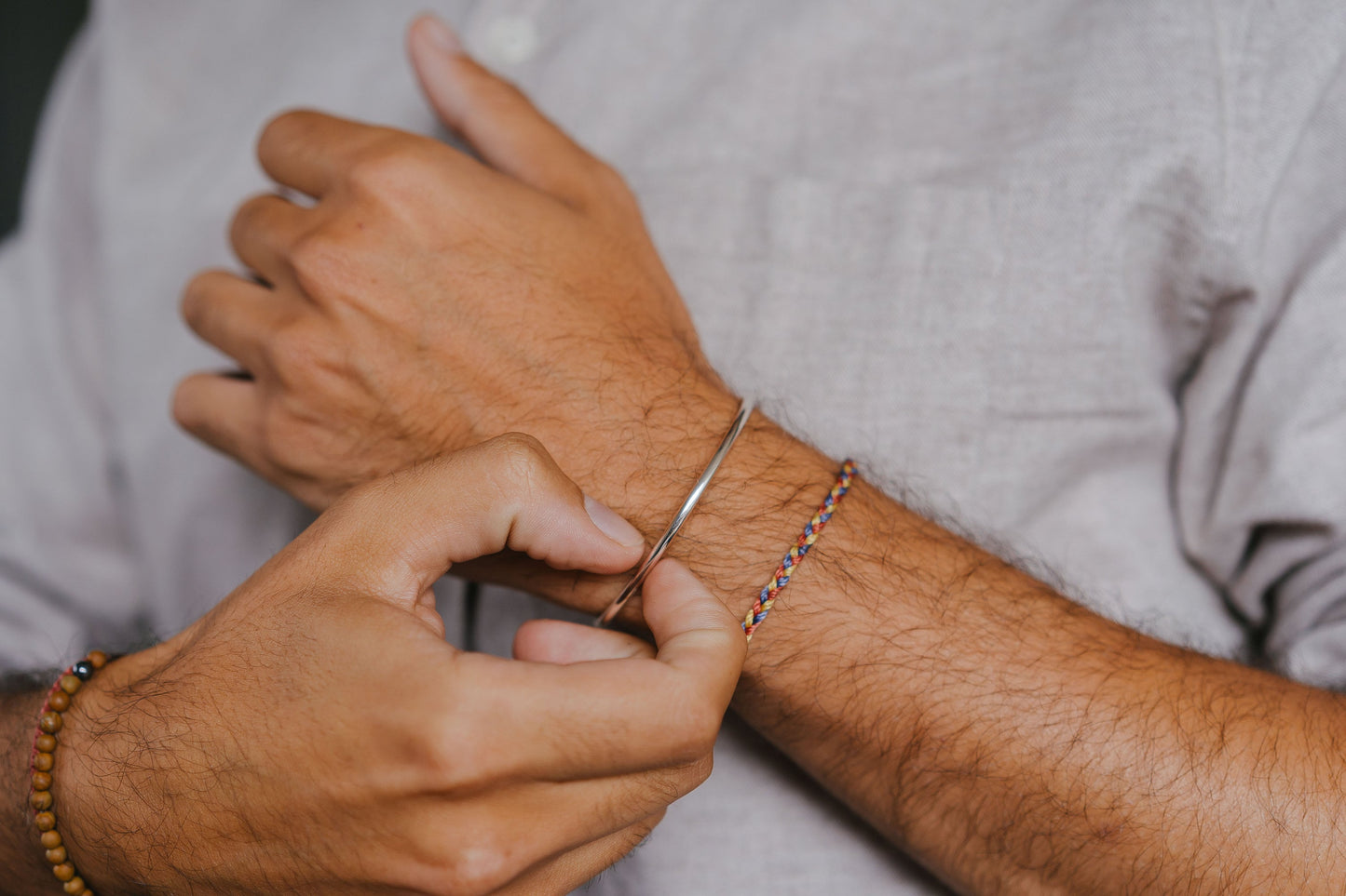 Bracelet argent 925 • Rond 2,5mm • Finition poli brillant